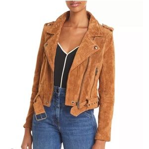 Blank NYC suede moto jacket